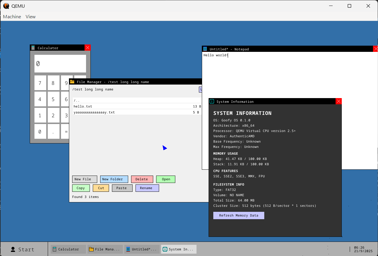 Desktop Environment Screenshot